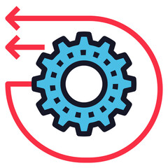 engineering modern line style icon