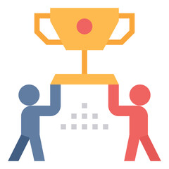 champion modern line style icon