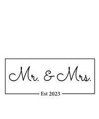 Mr and Mrs Est 2023 svg PNG, mr svg, mrs svg, Wedding Svg Bundle, Hubby Wifey svg png, Marriage Svg, Bride Svg png, wife svg, husband svg