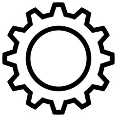 gear modern line style icon