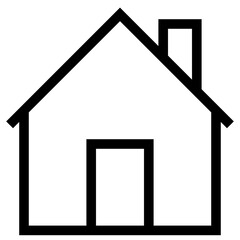 home modern line style icon