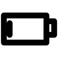 battery modern line style icon