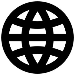 global modern line style icon
