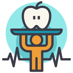 health modern line style icon