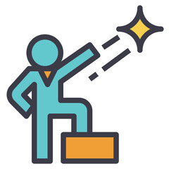 confidence modern line style icon