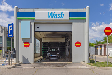 Automatic Car Wash Building