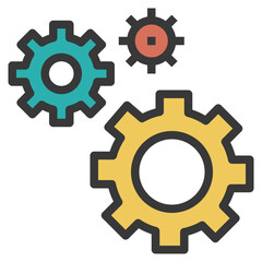 configuration modern line style icon