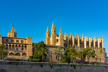 Almudaina and cathedral of Palma