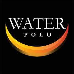 best happy water polo t shirt design vector