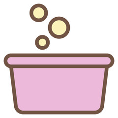 baby modern line style icon