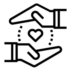 corporate modern line style icon