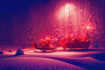 Weihnachtsstimmung - Advent - AI Digital generated - Illustartion