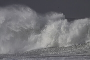 Heavy storm sea wave
