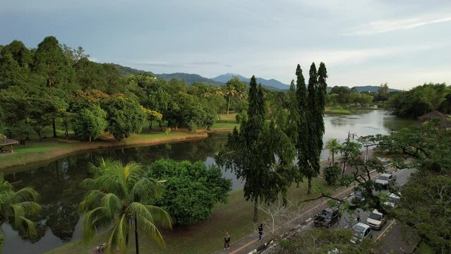Taiping, Malaysia - September 24, 2022: The Landmark Buildings and Tourist Attractions of Taiping