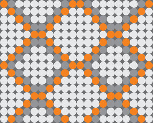 Geometric seamless pattern made ​​up of circles.