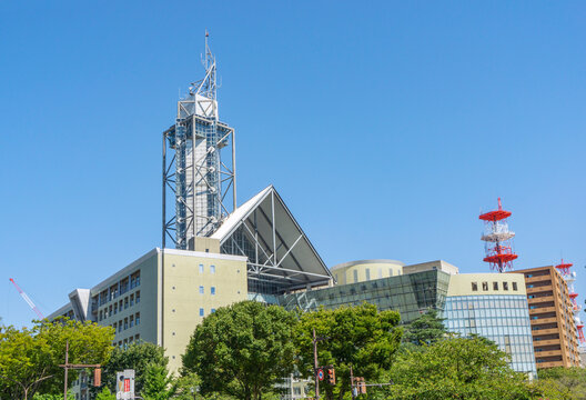 Toyama City Hall in Toyama, Japan. 富山市役所　富山県