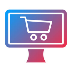 Online Shopping Icon Style