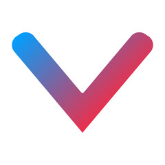 Down Chevron Icon Style