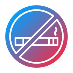 No Smoking Icon Style