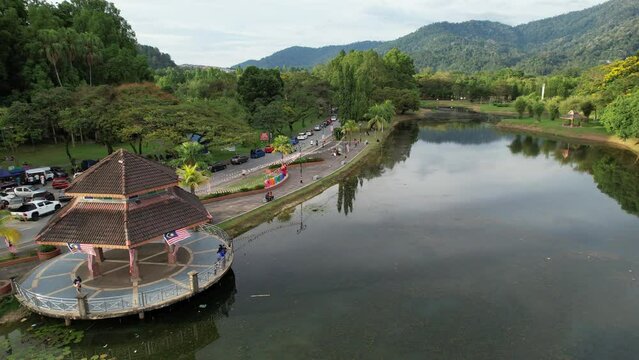 Taiping, Malaysia - September 24, 2022: The Landmark Buildings and Tourist Attractions of Taiping