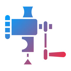 Meat Grinder Icon Style