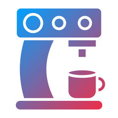 Coffee Machine Icon Style