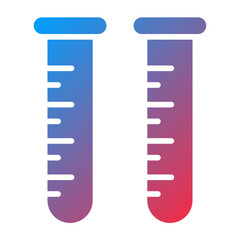 Test Tubes Icon Style