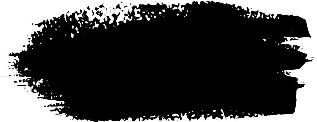 Naklejka premium Hand drawn black grunge ink banner