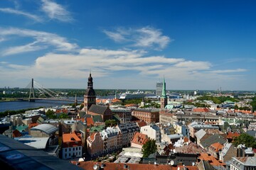 Naklejka premium Riga Latvia 2022 August