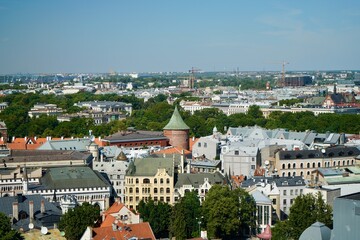 Fototapeta premium Riga Latvia 2022 August