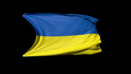 ukraine flag with alpha channel