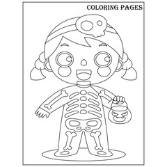 Halloween Coloring Pages for Kids and Toddlers