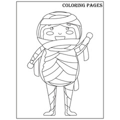 Halloween Coloring Pages for Kids and Toddlers