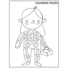 Halloween Coloring Pages for Kids and Toddlers