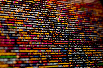 Javascript code background