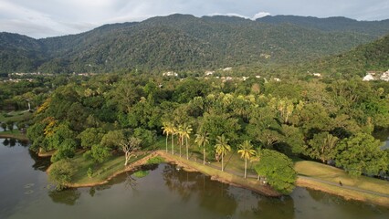 Obraz premium Taiping, Malaysia - September 24, 2022: The Landmark Buildings and Tourist Attractions of Taiping