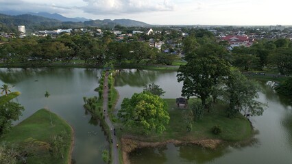 Taiping, Malaysia - September 24, 2022: The Landmark Buildings and Tourist Attractions of Taiping