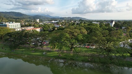 Fototapeta premium Taiping, Malaysia - September 24, 2022: The Landmark Buildings and Tourist Attractions of Taiping
