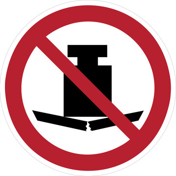 No Heavy Load Sign