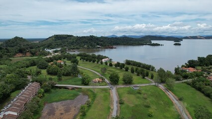 Taiping, Malaysia - September 24, 2022: The Bukit Merah Laketown Resort