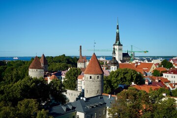 Obraz premium Tallinn Estonia 2022 August