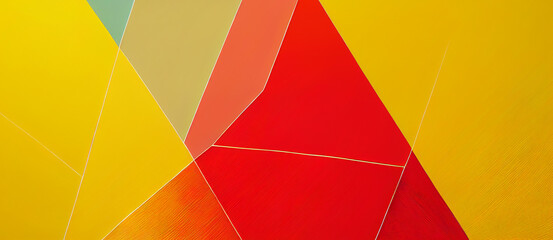 Fototapeta premium abstract yellow red orange geometrical colors background