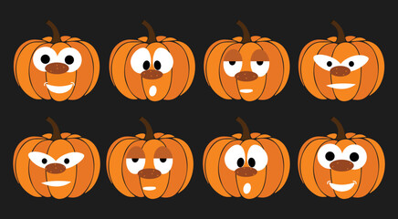 Cool vector drawing autumn chevstva pumpkin autumn vibes. Vector elements.