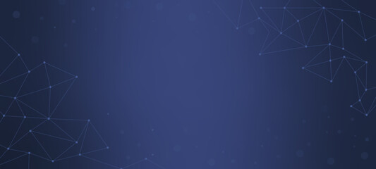 Vector dark blue gradient background with the network connection pattern