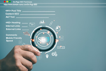 Search Engine Optimization(SEO) Technology for Mobile Phone, Smartphone, Computer, Web Page,...