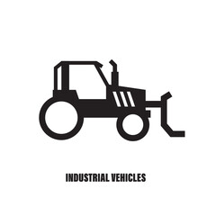 industrial vehicle.Vector outline set of different trucks, semi trailers. Freight transportation. Modern flat vector illustration isolated on white background.  