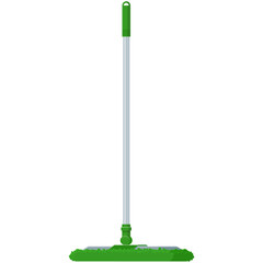 Mop broom vector icon floor clean stick brush illustration