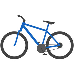 Fototapeta na wymiar Bicycle vector bike illustration icon isolated on white