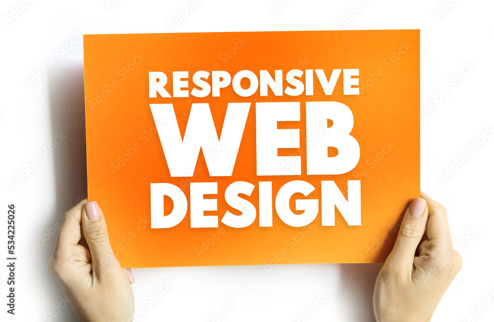 Poster Responsive Web Design is an approach to web design that aims to make web pages render well on a variety of devices and screen sizes, text concept background