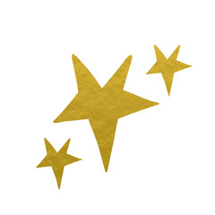 Gold Metallic Star